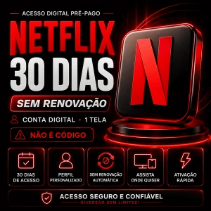 Conta Netflix 30 dias - Assinaturas e Premium