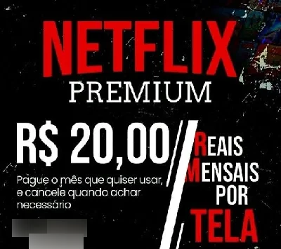 Conta Netflix 30 dias - Assinaturas e Premium