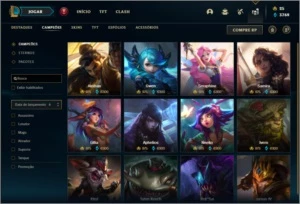 Conta ouro 4 com 150 champs e 89 skins - League of Legends LOL
