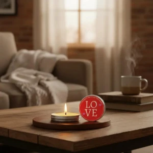 Vela na Lata Personalizada Dia dos Namorados - Artesanato e Personalizados