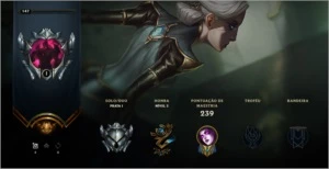 CONTA LVL 147 PRATA 1 VARIAS SKINS LENDÁRIAS - League of Legends LOL
