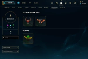 Conta PLATINA 4 - Smurf LOL (league of legends) ELOMOON