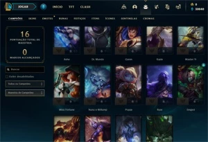 Conta PLATINA 4 - Smurf LOL (league of legends) ELOMOON