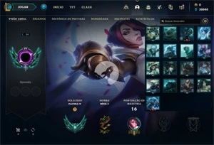 Conta PLATINA 4 - Smurf LOL (league of legends) ELOMOON