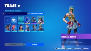 Conta de Fortnite com skins de passe