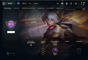 Conta com 5 míticas + 100 de essencia mítica - LOL - League of Legends