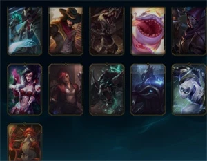 TODOS OS CHAMPS , 149 SKINS, RP, EA, EL E MUITO MAIS - League of Legends LOL