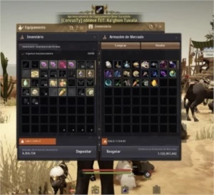 Black Desert Arqueiro 62 556gs armo e arma full tet