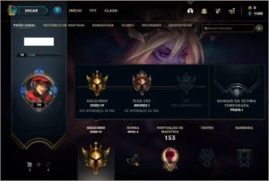 Conta ouro 4 - League of Legends LOL