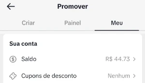 Conta Tiktok Com R$44,73 De Saldo No Promover + 700 Seguidor - Redes Sociais