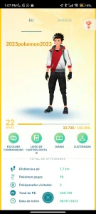 Conta INICIANTES de pokémon go
