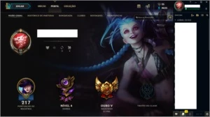 Conta Gold V Com skins muito raras Todos os ADC'S - League of Legends LOL