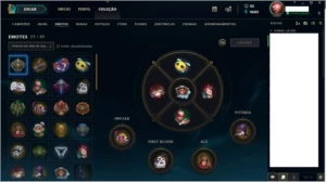 Conta Gold V Com skins muito raras Todos os ADC'S - League of Legends LOL