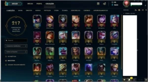 Conta Gold V Com skins muito raras Todos os ADC'S - League of Legends LOL