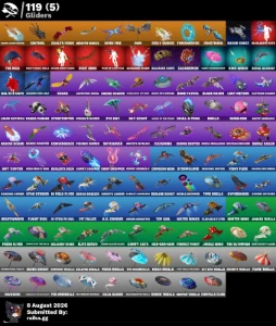 Fortnite 88 Skins | Mizuki | Tony | Lara Croft | Ravena |