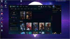 conta no gold 4 boa! - League of Legends LOL