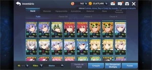 Conta Grand Chase 1,3kk PB
