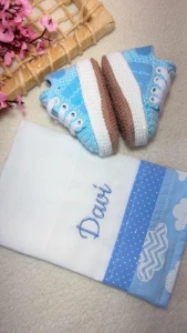 Kit Bebê Davi - Artesanato e Personalizados