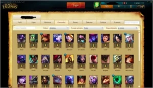 Unranked -  31 Campeões - 3 Skins - Main support - League of Legends LOL