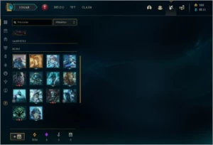 conta lvl 85//mestre//8k500 ip//honra 3// 43 campeões - League of Legends LOL
