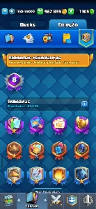 [Clash Royale] 117 Cartas - 7K Troféus - Entrega Automática