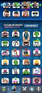 [Clash Royale] 117 Cartas - 7K Troféus - Entrega Automática