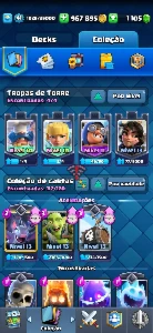 [Clash Royale] 117 Cartas - 7K Troféus - Entrega Automática