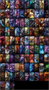 CONTA PRATA 2 várias skins , aceito itens no dofus - League of Legends LOL