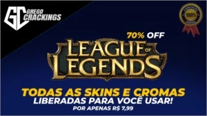 [Promoção] Todas Skins e Cromas Liberadas por apenas R$ 7,99 - League of Legends LOL