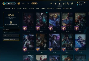Esmeralda 4 com TODOS os Champs e 167 Skins ( MAIN ADC ) - League of Legends LOL