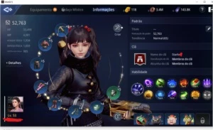 CONTA MIR4 - lvl 53 - 53k power clã dominante