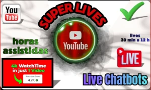 🔥 YouTube Live Bombando: Espectadores, Chat Ativo e Horas A - Social Media