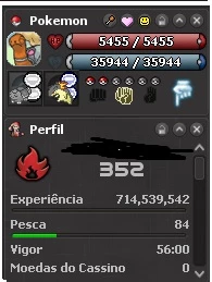 Conta Pokexgames Volcanic 352 PXG