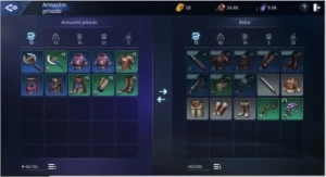 Conta Lvl 54, 4 Draco por dia - MIR4