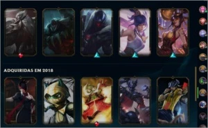 Conta Level 120 (Prata) - 96 Champs/ 35 Skins - League of Legends LOL