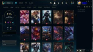 Conta League Of Legends Gold 3 415 Skins Muitas Prestígio LOL