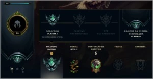 Smurf Plat 1 68% WR / MMR ALTO - League of Legends LOL