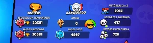 Conta De 66 Brawlers - Brawl Stars