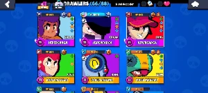 Conta De 66 Brawlers - Brawl Stars