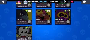 Conta De 66 Brawlers - Brawl Stars