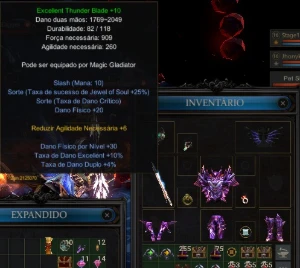 Conta Megamu - Mg 200R Lvl 1013 Str - MU Online