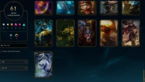 [Entrega Automática] Lol Ouro, 61 Skins, ultimate, mitica... - League of Legends