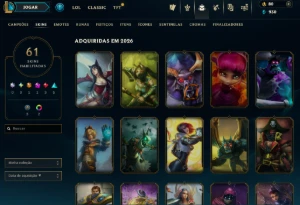 [Entrega Automática] Lol Ouro, 61 Skins, ultimate, mitica... - League of Legends