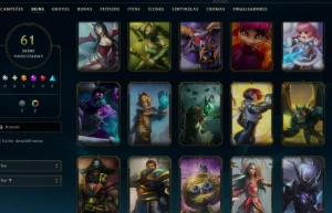 [Entrega Automática] Lol Ouro, 61 Skins, ultimate, mitica... - League of Legends