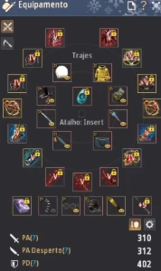 Conta Black Desert pouco GS mas extremamente cashada