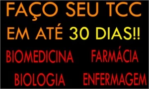 FAÇO SEU TCC EM 30 DIAS: ÁREA DA SAÚDE/BIOLÓGICAS - Digital Services