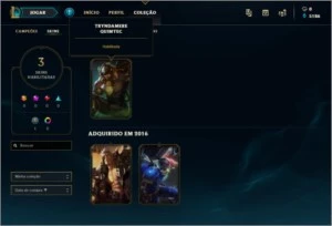 Conta nivel 30 limpa, nunca jogado ranqueada - League of Legends LOL