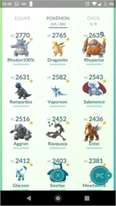 Pokémon Go, Nível 31, 45 lendários, 9 shines - Pokemon GO