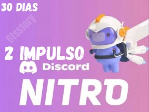 Nitro garming Discord 1 mês 2 impulso - Redes Sociais