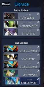 Conta Digimon Super Rumble - Server Koromon - Digimons Mid/E